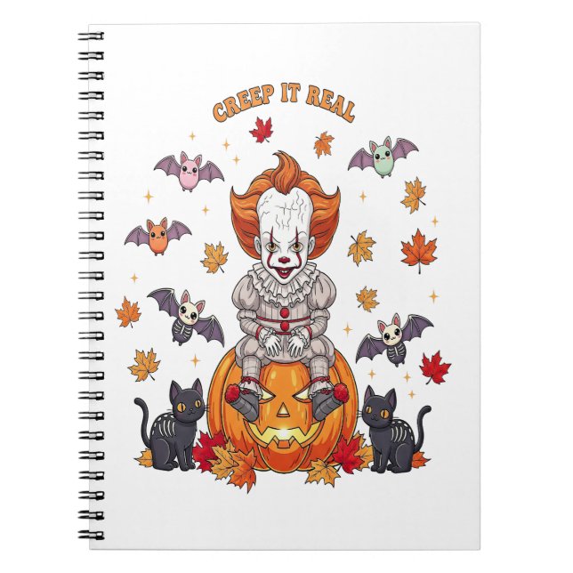 Cuaderno Gnome Cute Pumpkin Halloween (Frente)