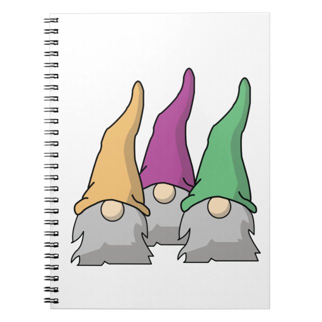 Cuaderno Gnomes escandinavos minimalistas (Frente)
