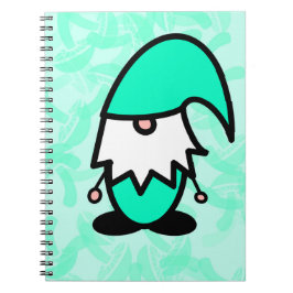 Cuaderno Gnomo verde azulado