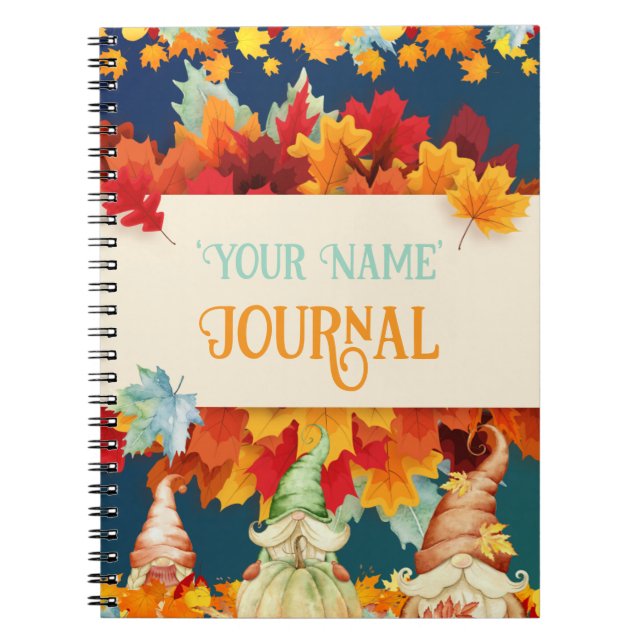 Cuaderno Gnomos de Otoño (Frente)