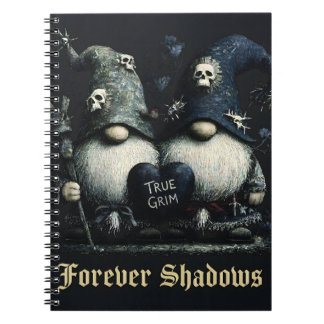 Cuaderno Gnomos góticos "True Grim" con "Forever Shadows"