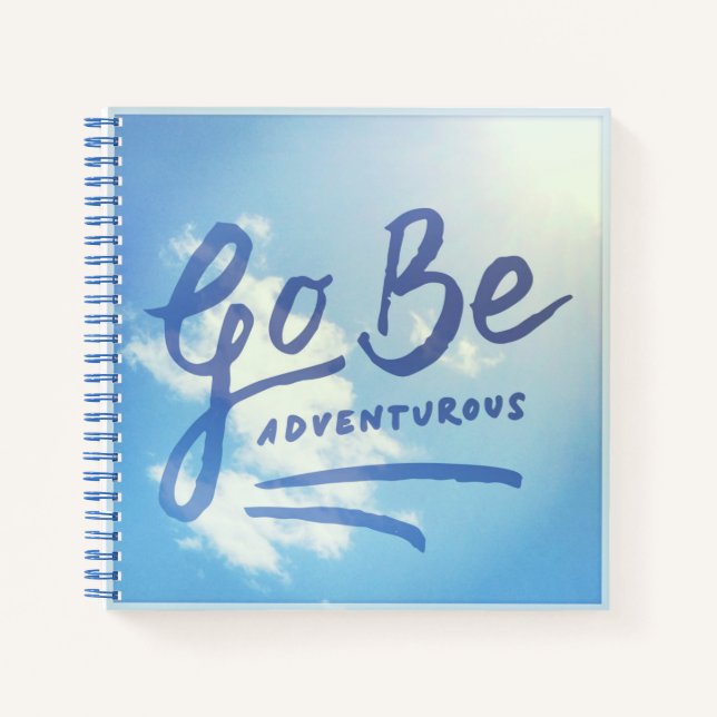 Cuaderno Go Be Adventurous Sky (Anverso)