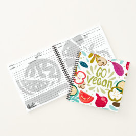 Cuaderno Go Vegan Recipe Notebooks