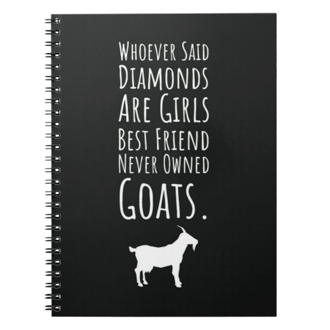 Cuaderno Goat Gifts For Her Girl Farm Women Farmer (Frente)