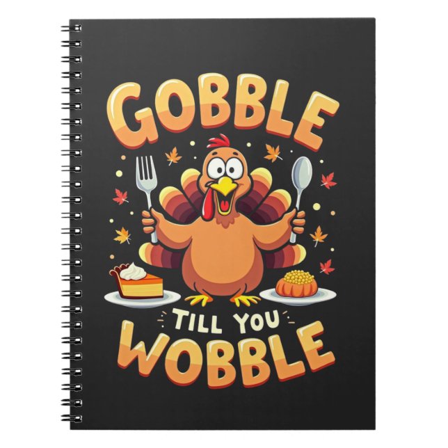 Cuaderno Gobble Hasta que te tambalees (Frente)