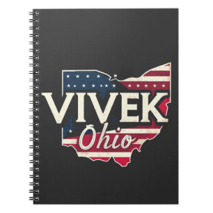 Cuaderno Gobernador de Vivek Ohio 2026 Republicano Estadoun