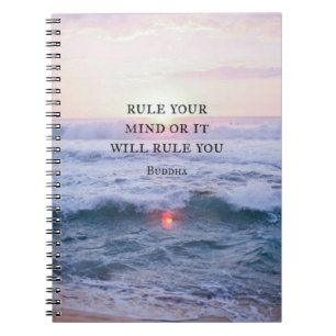 Cuaderno "Gobierne su mente o le gobernará" - Buda