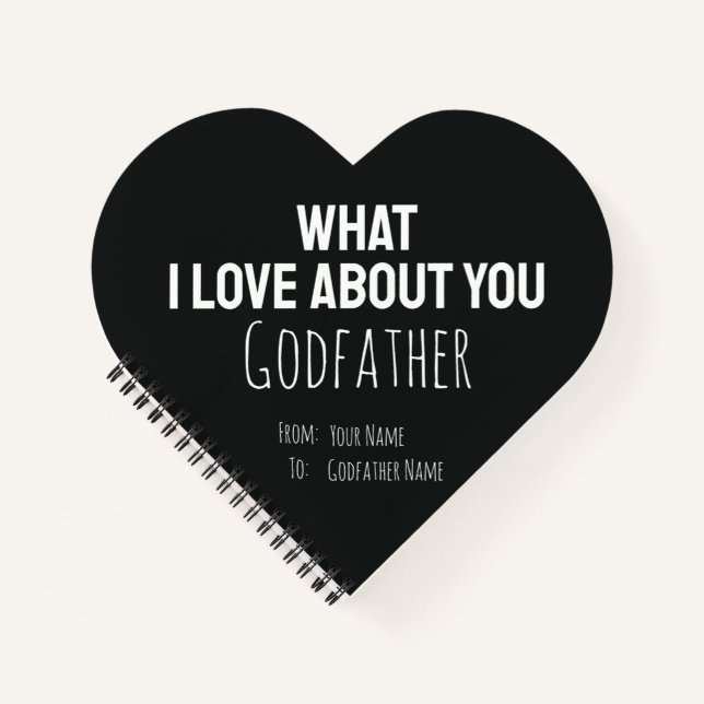 Cuaderno Godfather Gifts Cute Unique Cool Modern Trendy (Anverso)
