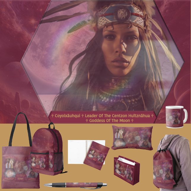 Cuaderno “Gods and Goddess Of Ether”  (Get the full “Gods + Goddesses Of Ether” collection at: https://bit.ly/OurAncestorsZazzle)