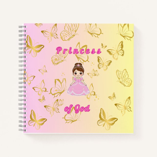 Cuaderno God's princess edition girls (Anverso)