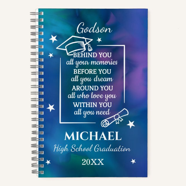 Cuaderno GodsonHigh School Graduation Name Year  (Anverso)