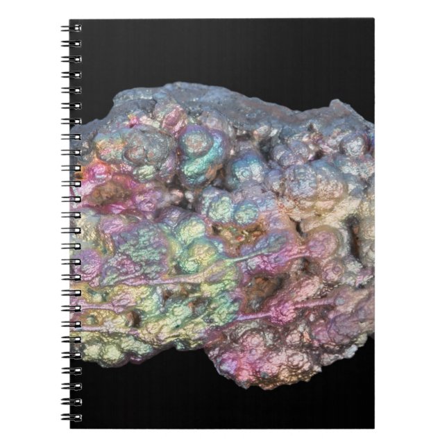 Cuaderno Goethite que muestra Iridescence (Frente)