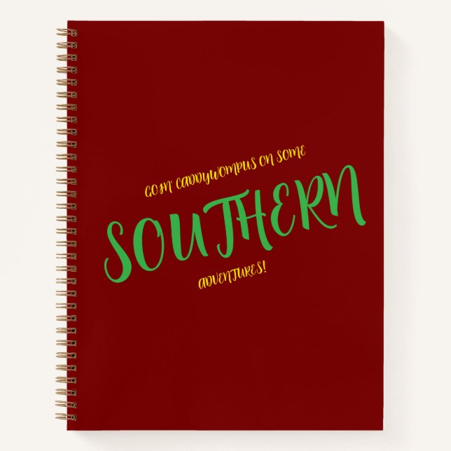 Cuaderno Goin' Caddywompus On Some Southern Adventures! (Anverso)