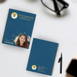 Cuaderno Gold & Blue, Corporate Business Photo