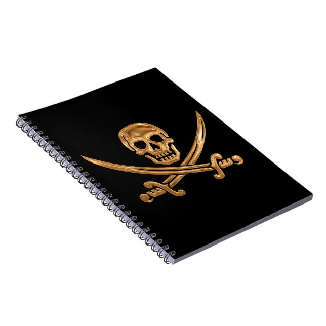 Cuaderno Gold Jolly Roger (Lado Derecho)