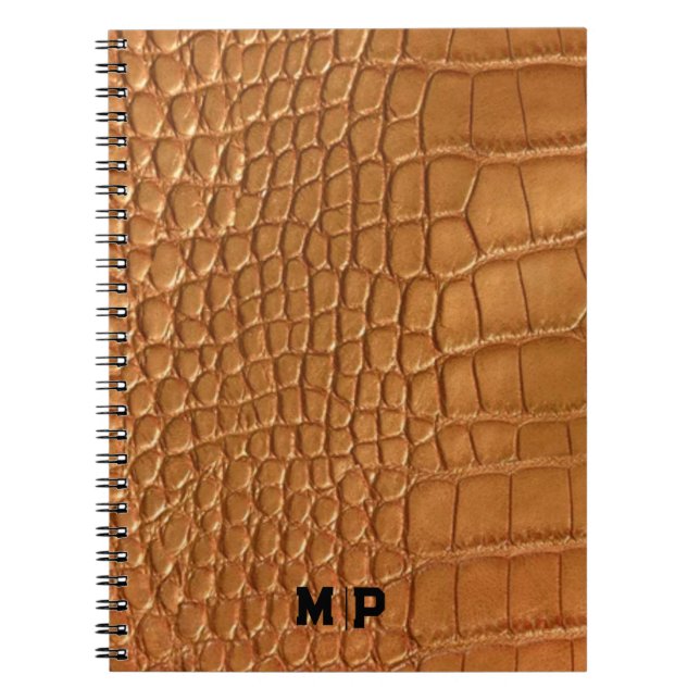 Cuaderno Gold leather texture luxury meeting planner (Frente)