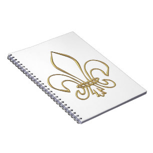 Cuaderno Golden "3-D" Fleur-de-lis