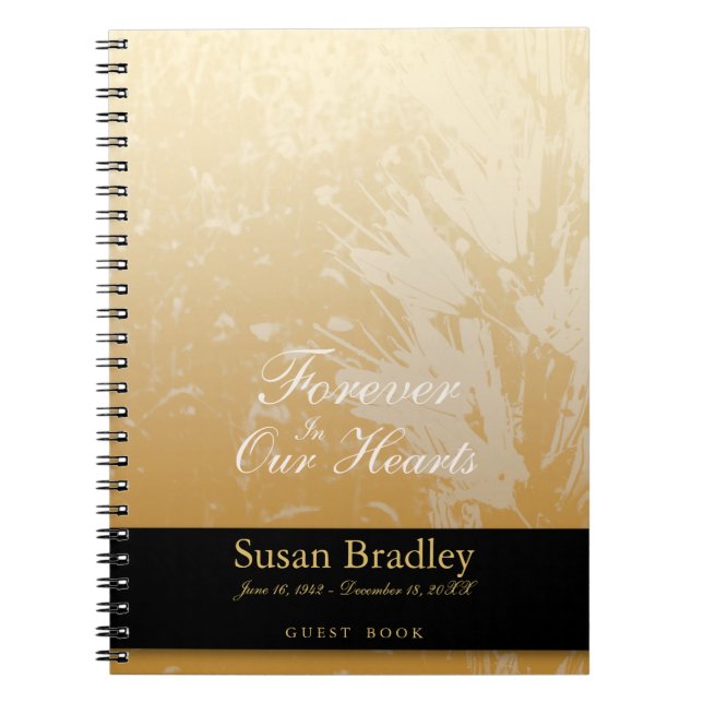 Cuaderno Golden Asphodel Funeral Memorial 2 (Frente)