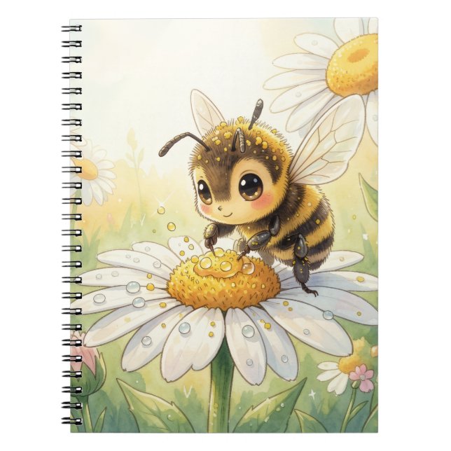 Cuaderno Golden Bumblebee in Bloom Dance (Frente)