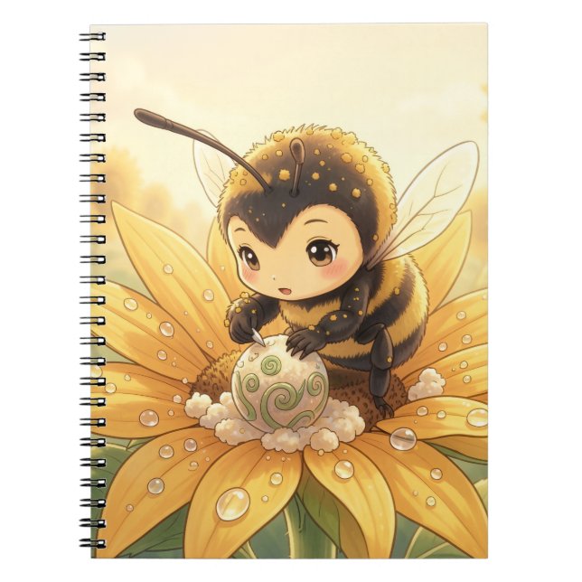 Cuaderno Golden Bumblebee in Bloom Dance.8 (Frente)
