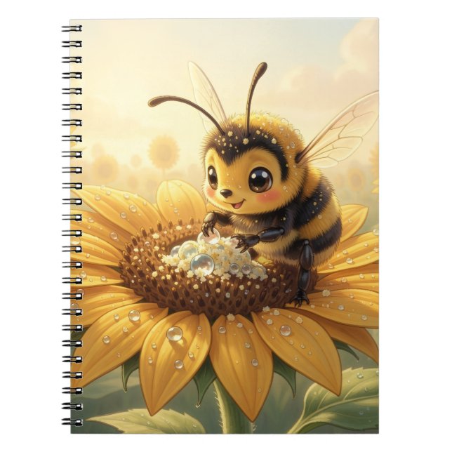 Cuaderno Golden Bumblebee in Bloom Dance.9 (Frente)