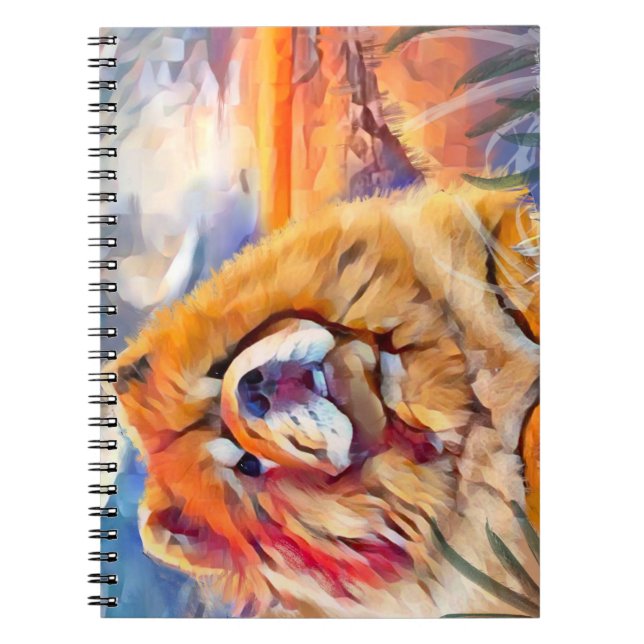 Cuaderno GOLDEN CHICA chow (Frente)