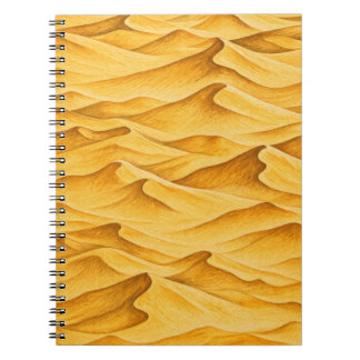 Cuaderno Golden Desert Sand Dunes