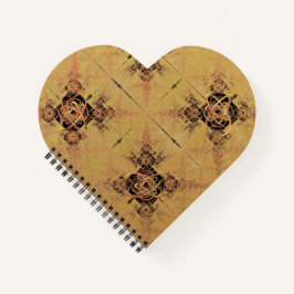 Cuaderno Golden Entanglements Heart Shaped