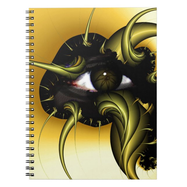 CUADERNO GOLDEN EYE FRACTAL (Frente)