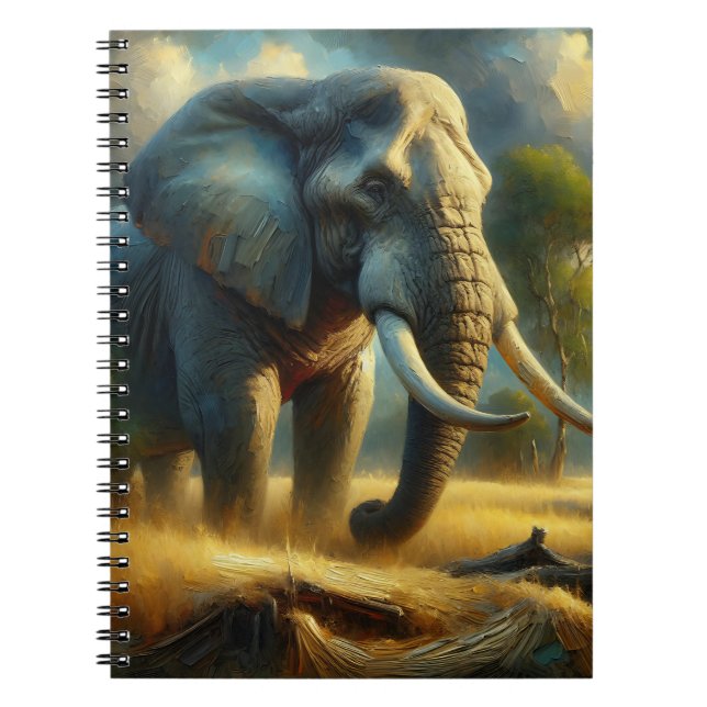 Cuaderno Golden Majesty Elephant Notebook (Frente)