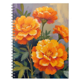 Cuaderno Golden Marigolds | Watercolor Flowers Floral