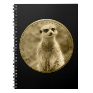 Cuaderno Golden Meerkat 2022 Coin, Notebook