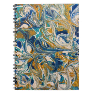 Cuaderno Golden Peacock Marble