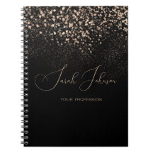 Golden Rain Black Personalized Profesional