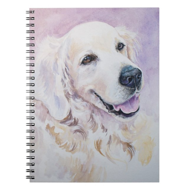 Cuaderno Golden retriever (Frente)