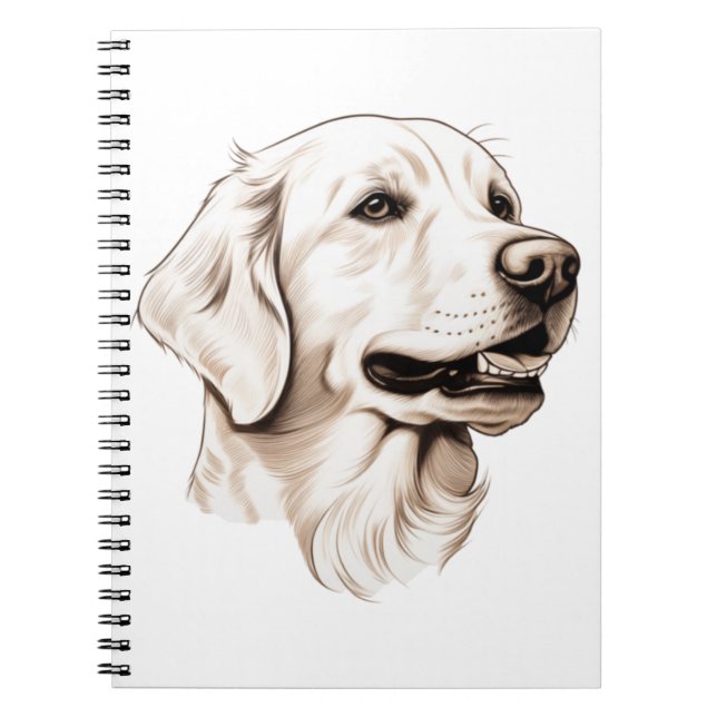 Cuaderno Golden Retriever 2 (Frente)