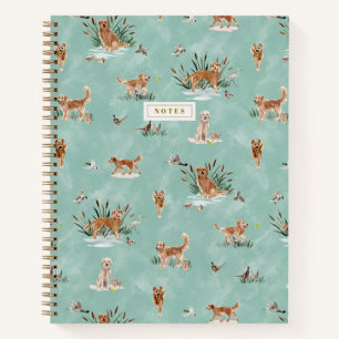 Cuaderno GOLDEN RETRIEVER TOILE Acuático