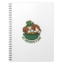 Cuaderno Golden Treasure Keeper Shih Tzu St.Patrick's Day