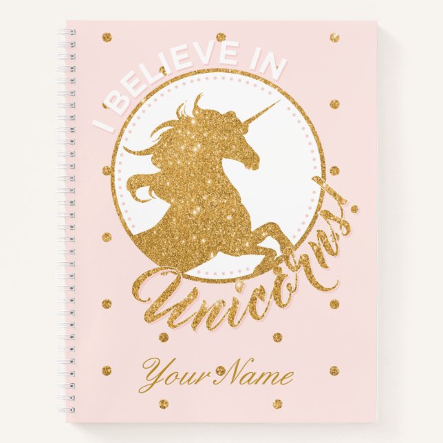 Cuaderno Golden Unicorn (Anverso)