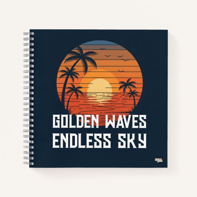 Cuaderno Golden Waves Endless Sky (Anverso)