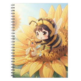 Cuaderno Goldene Hummel im Blütentanz.7