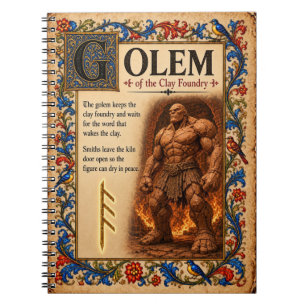 Cuaderno Golem, Arte de Bestiario Medieval