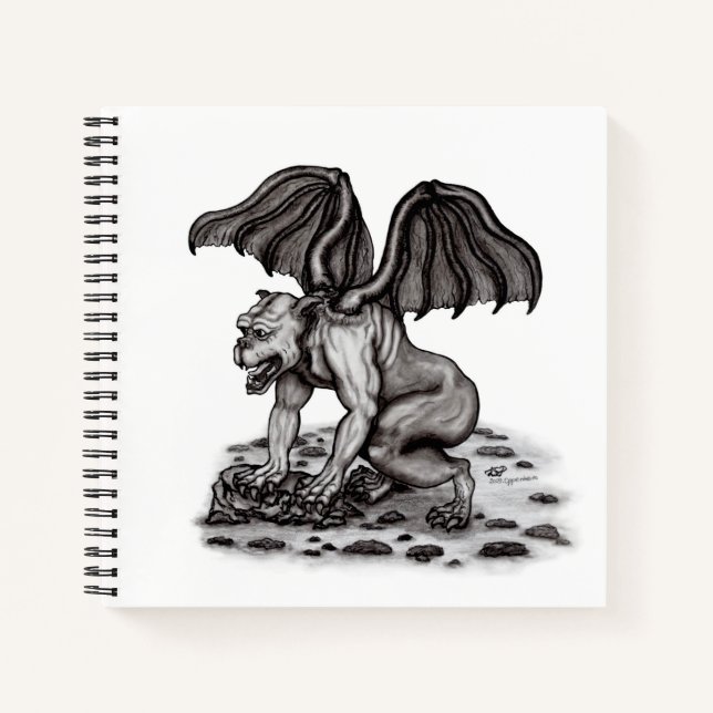 Cuaderno Golem Gargoyle (Anverso)