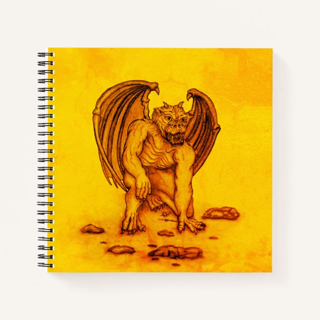 Cuaderno Golem Gargoyle (Anverso)