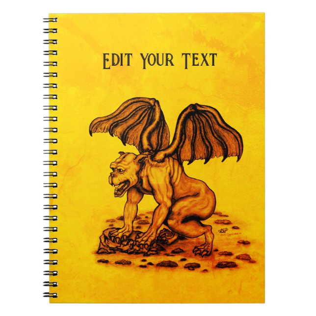 Cuaderno Golem Gargoyle (Frente)