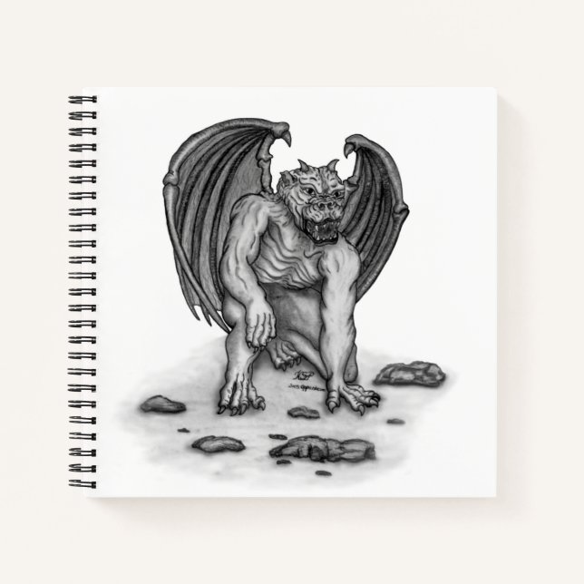Cuaderno Golem Gargoyle (Anverso)