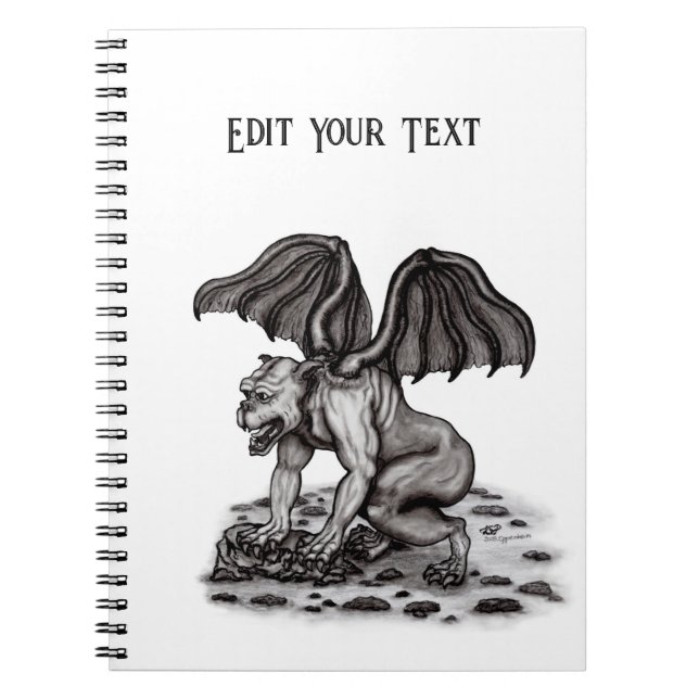 Cuaderno Golem Gargoyle (Frente)