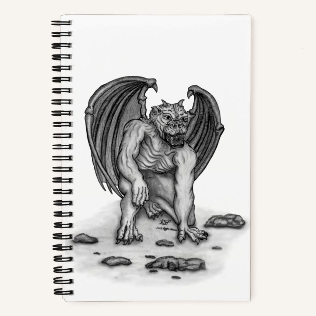 Cuaderno Golem Gargoyle (Anverso)