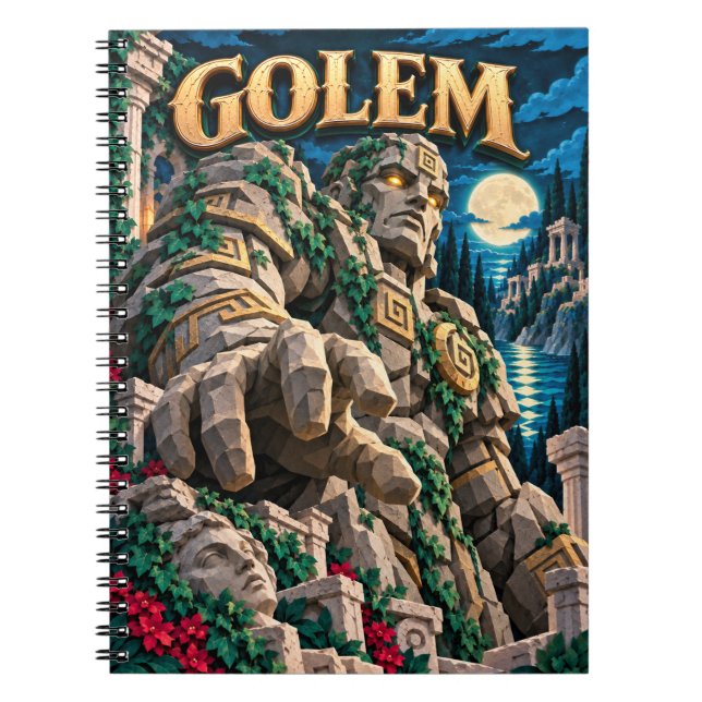 Cuaderno Golem, Monstruo de Corte de Papel (Frente)