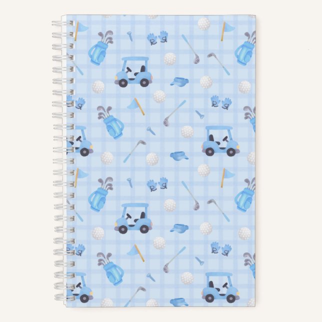 Cuaderno Golf Blue (Anverso)